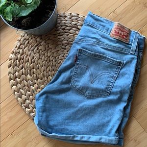 Levi’s High Rise Denim Shorts